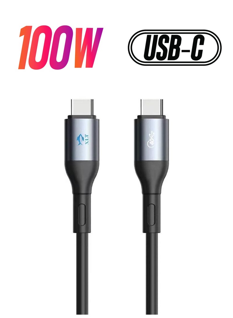 إكس أل تي كابل USB 4.0 من النوع C إلى النوع C متوافق مع Thunderbolt 3 4، جهاز USB C - 1.8 متر - Image 1