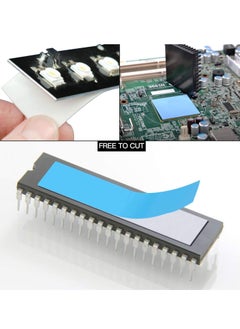 Generic Thermal Adhesive Tape, High Performance Double Side Thermally Conductive Tape Apply, Double Side Cooling Heatsink Pad Apply to LED LED Strips, for Heat Sink, PC CPU,GPU, 25 x 0.1cm  - Image 4