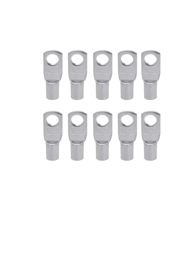 Copper Cable Lugs 10Pcs Set-Wire Terminals, Connector Cable lugs Ring Battery SC Terminals, for Marine, Solar, Automotive, Electric, Home Applications etc (Hole Size 12mm, Cable Size 95mm) - Image 3