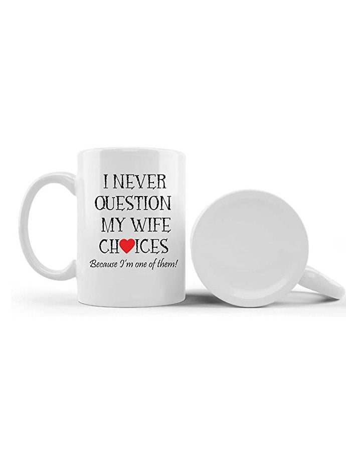 PRINTSHOP4ME Happy Anniversary Couple Mug Gifts | Best Anniversary MUG | Wedding Anniversary Mug | Anniversary Couple Mug| COFFEE MUG - Set of 2 Pcs (Design 10)  - Image 2