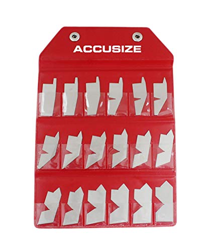Accusize Industrial Tools 18 Pc Angle Gauge Set, 3602-5050 - Image 1