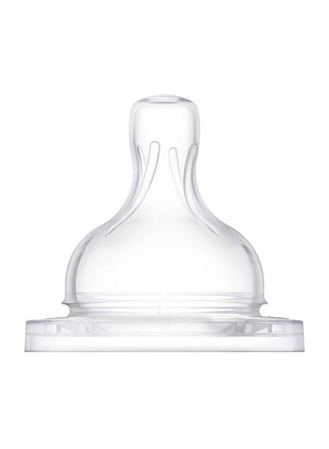 Philips Avent Classic Anti-Colic Baby Bottle 0M+ Flow Teat/Nipple (Pack of 2) | SCY761/02 - Image 4