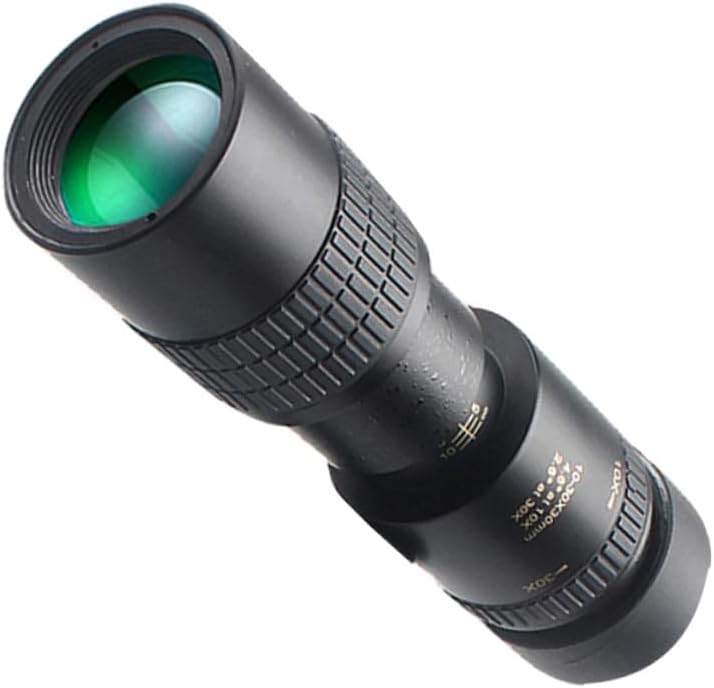 LABRIMP 10-30x30 Zoom Monocular Telescope for Cell Phone Photography, Portable Pocket Optical for Outdoor Travel, and Camping (no Tripod, Black) - Image 1