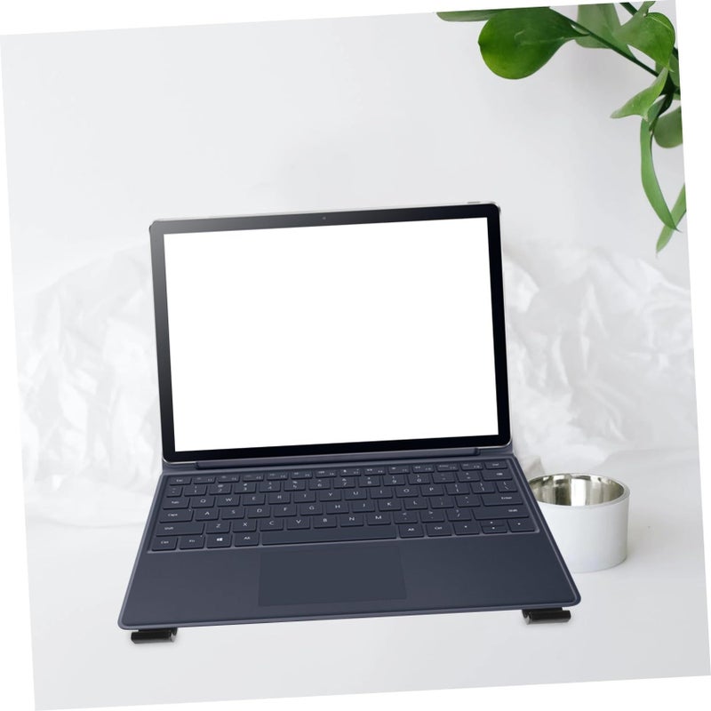 Adjustable Metal Laptop Stand Portable Desk Holder Ergonomic Design for Comfortable Viewing - Image 3