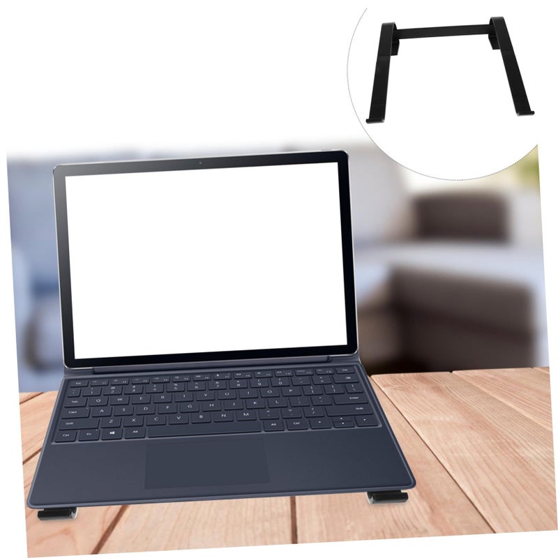 Adjustable Metal Laptop Stand Portable Desk Holder Ergonomic Design for Comfortable Viewing - Image 4