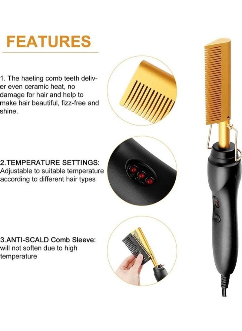 ELTRAZONE Heating Comb Hot Hair Straightener - Image 3