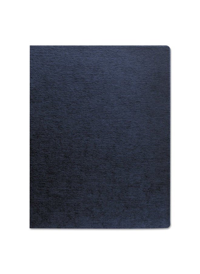 Fellowes 52113 Linen Texture Binding System Covers, 11-1/4 x 8-3/4, Navy (Pack of 200) - Image 2