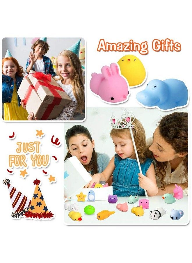 FLY2SKY - 45Pcs Mochi Squishy Toys Mini Squishies Kawaii Animal Squishies Party Favors For Kids Cat Panda Unicorn Squishy Novelty Stress Relief Toys Birthday Gifts Goody Bags Class Prizes Pinata Fillers - Image 1