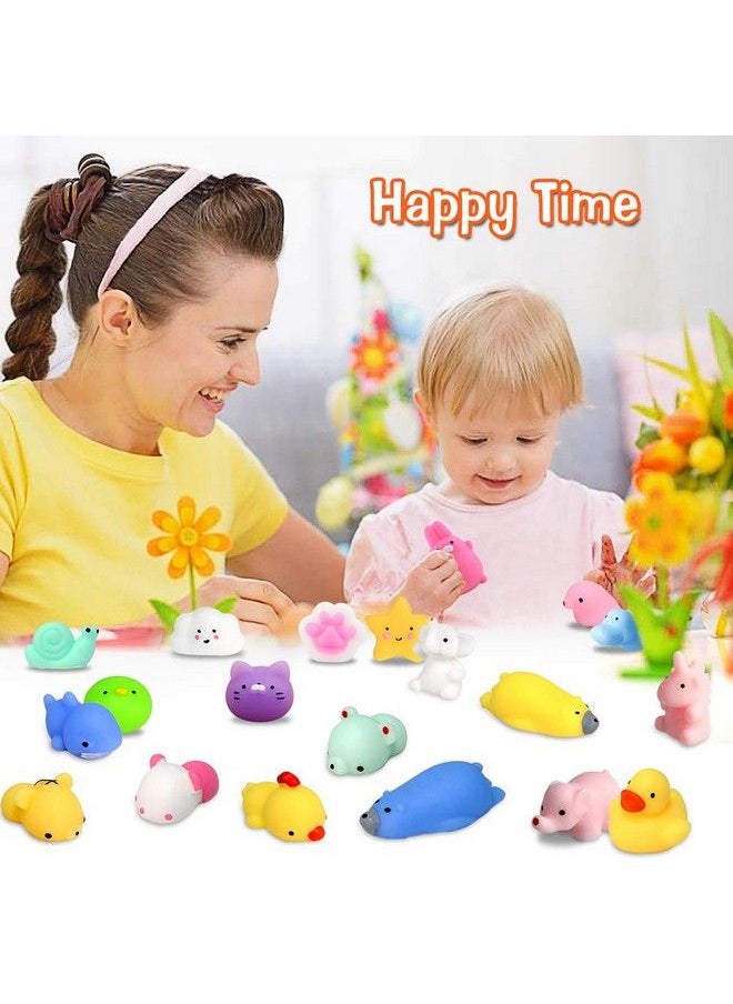 FLY2SKY - 45Pcs Mochi Squishy Toys Mini Squishies Kawaii Animal Squishies Party Favors For Kids Cat Panda Unicorn Squishy Novelty Stress Relief Toys Birthday Gifts Goody Bags Class Prizes Pinata Fillers - Image 1