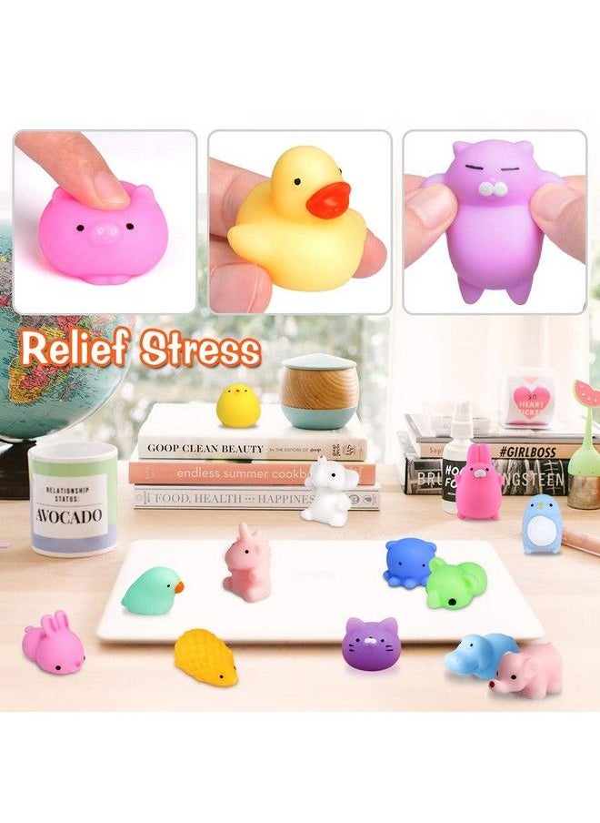FLY2SKY - 45Pcs Mochi Squishy Toys Mini Squishies Kawaii Animal Squishies Party Favors For Kids Cat Panda Unicorn Squishy Novelty Stress Relief Toys Birthday Gifts Goody Bags Class Prizes Pinata Fillers - Image 1