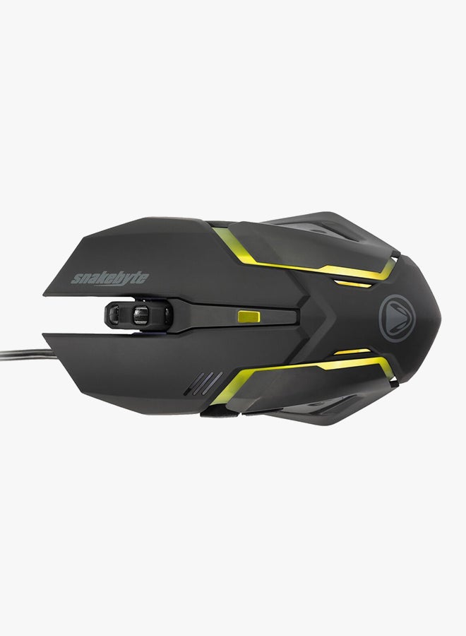 Snakebyte Game : Wired Mouse Black/Yellow - Image 3