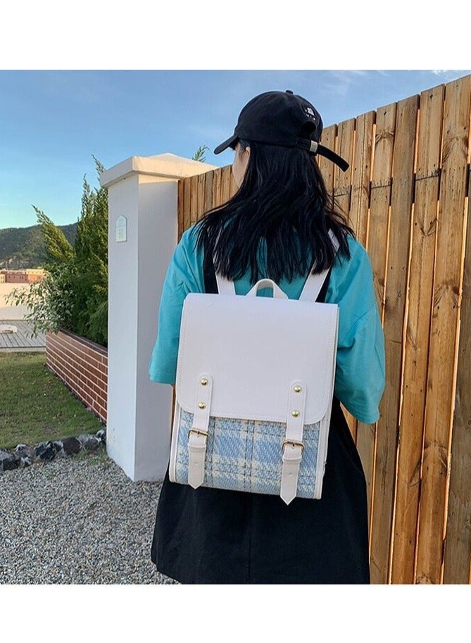 Women's Bag, School Bag, Sweet Academy Style, Simple and Fashionable College Students, Foreign Style, Korean Version, Backpack School Supplies for Boys Girls Teens  - Image 2