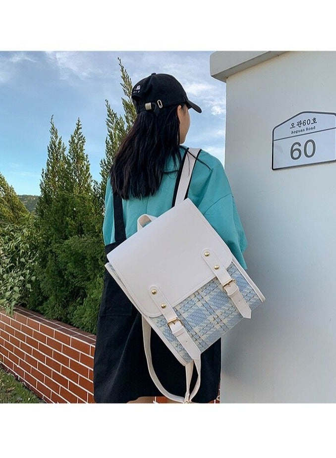 Women's Bag, School Bag, Sweet Academy Style, Simple and Fashionable College Students, Foreign Style, Korean Version, Backpack School Supplies for Boys Girls Teens  - Image 3