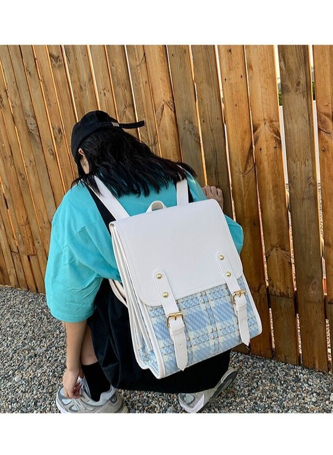 Women's Bag, School Bag, Sweet Academy Style, Simple and Fashionable College Students, Foreign Style, Korean Version, Backpack School Supplies for Boys Girls Teens  - Image 4