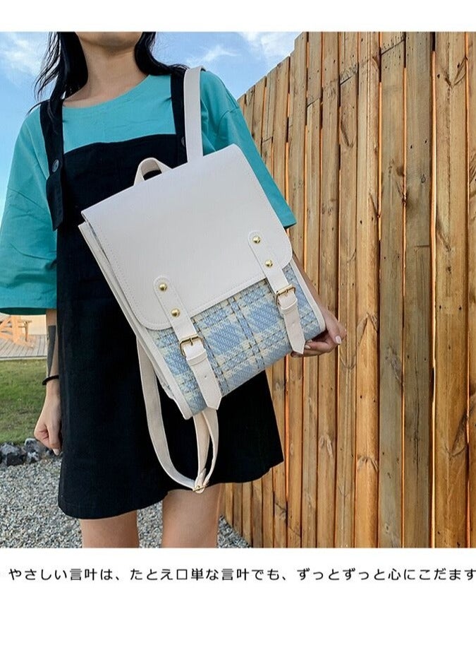 Women's Bag, School Bag, Sweet Academy Style, Simple and Fashionable College Students, Foreign Style, Korean Version, Backpack School Supplies for Boys Girls Teens  - Image 5