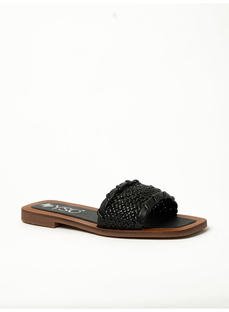 Y.so Women's Flat Slip-On Sandals – Comfortable & Stylish Everyday Footwear - Image 1