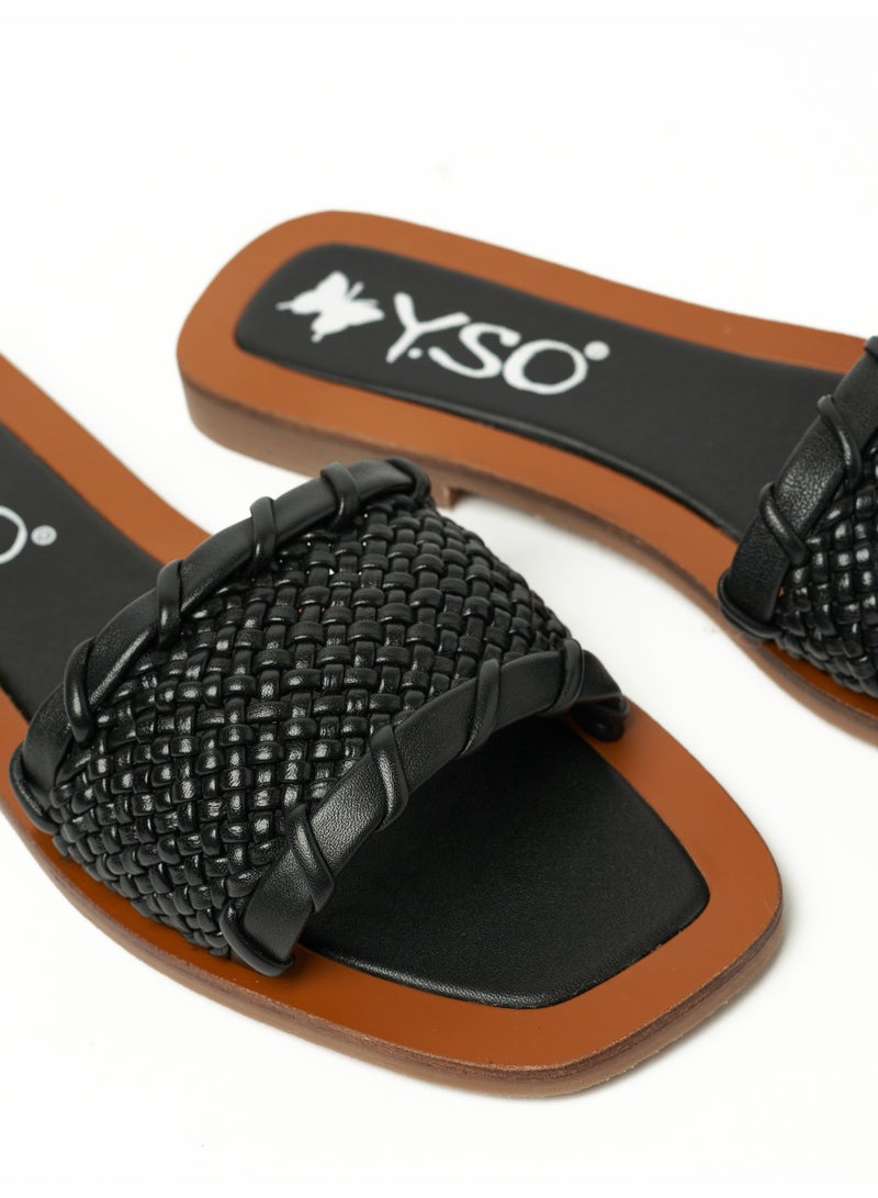 Y.so Women's Flat Slip-On Sandals – Comfortable & Stylish Everyday Footwear - Image 4