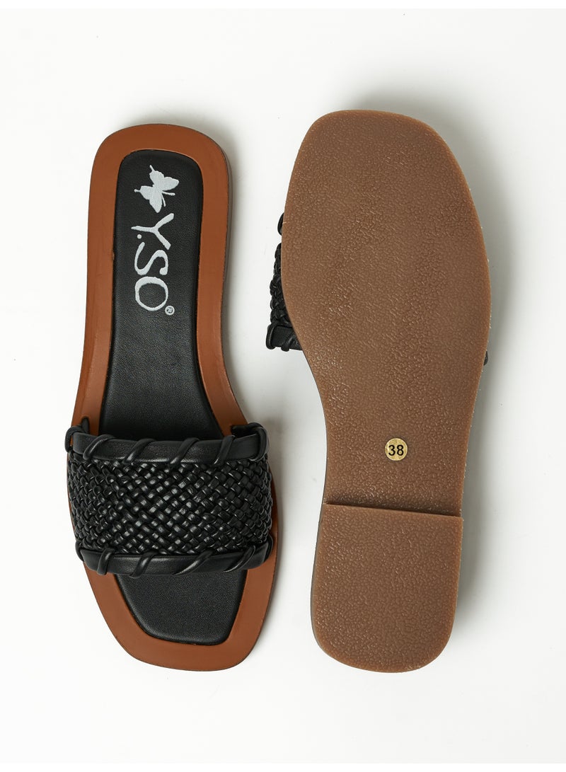 Y.so Women's Flat Slip-On Sandals – Comfortable & Stylish Everyday Footwear - Image 5
