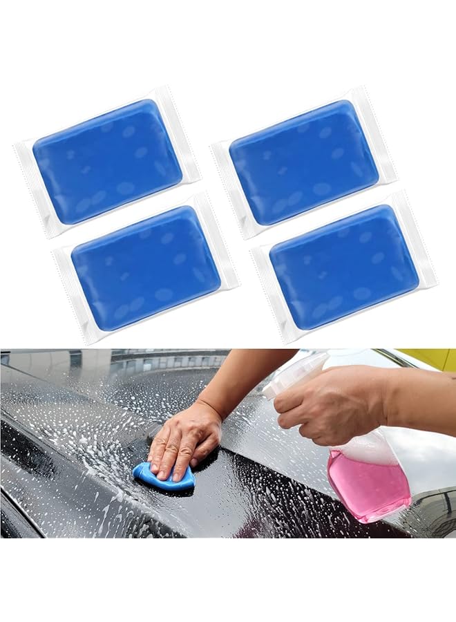 Excefore Car Clay For Car Detailing 4 Pack, Auto Detailing Clay Bar Cleaner, Grade Cleaner Kit For Coating Polisher Car Wash Kit Cleaning Rv Cars Boats Bus - Image 1