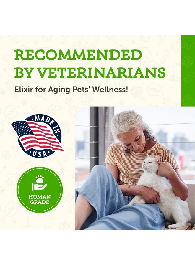 Animal Essentials Senior Support for Dogs & Cats Supplement - Milk Thistle, For Old Cats & Dogs, Pet Kidney Support, Herbal Supplement - 2 Fl Oz - Image 3