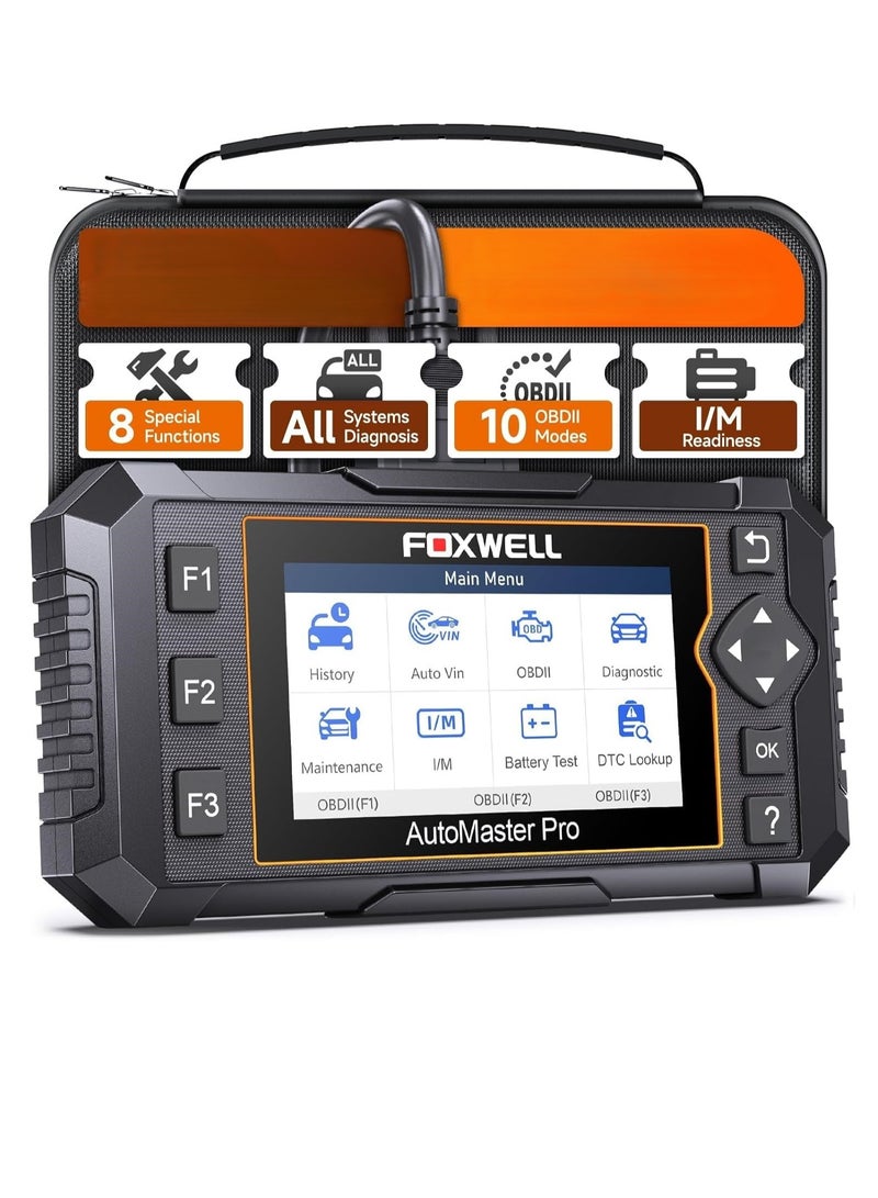 Foxwell جهاز فحص السيارات NT624 Elite OBD2 EOBD تشخيص كامل للنظام ABS SRS SAS قارئ رموز النقل EPB إعادة تعيين الزيت OBDII OBD 2 أداة تشخيص السيارات - Image 1