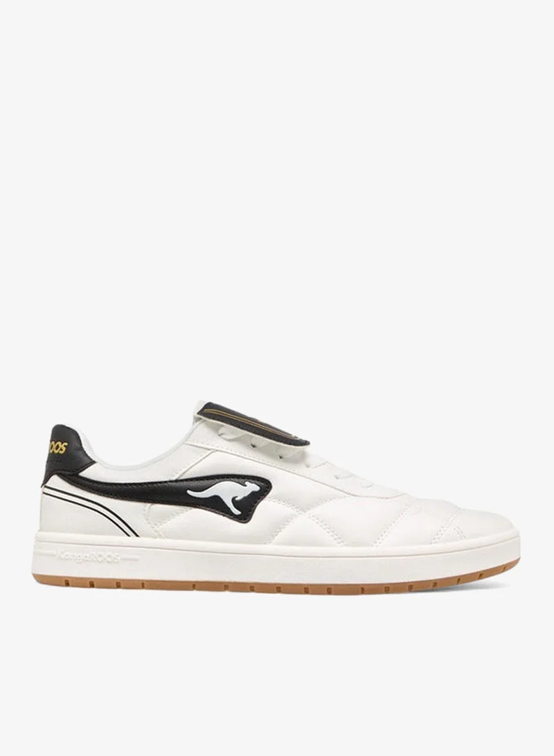 kangaROOS WHITE Men's Stitch Detail Lace-Up Closure Sports Shoes for Men | Best Price UAE