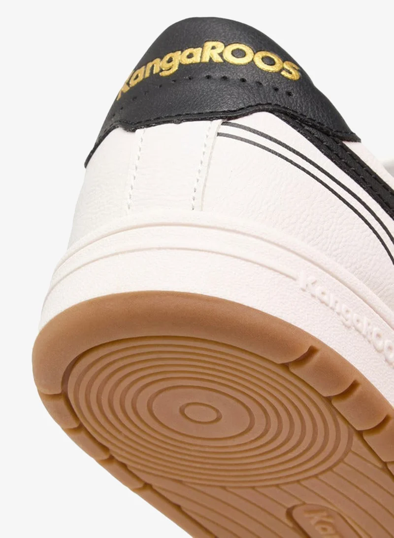 kangaROOS WHITE Men's Stitch Detail Lace-Up Closure Sports Shoes for Men | Best Price UAE