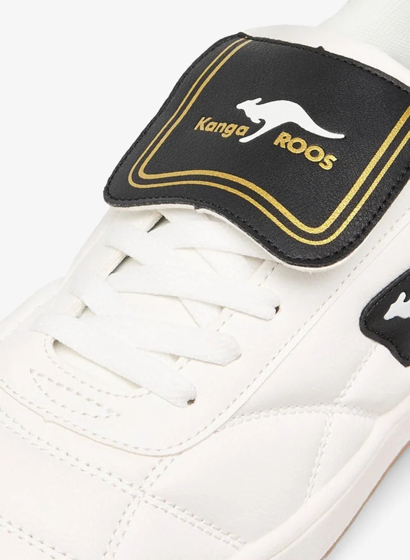kangaROOS WHITE Men's Stitch Detail Lace-Up Closure Sports Shoes for Men | Best Price UAE
