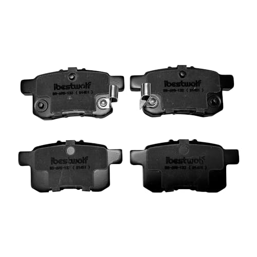 IBESTWOLF Front and Rear Ceramic Brake Pads for 2013 2014 2015 2016 2017 Honda Accord, Disc Brake Pad Replacement P-1451 P-1654 - Image 5