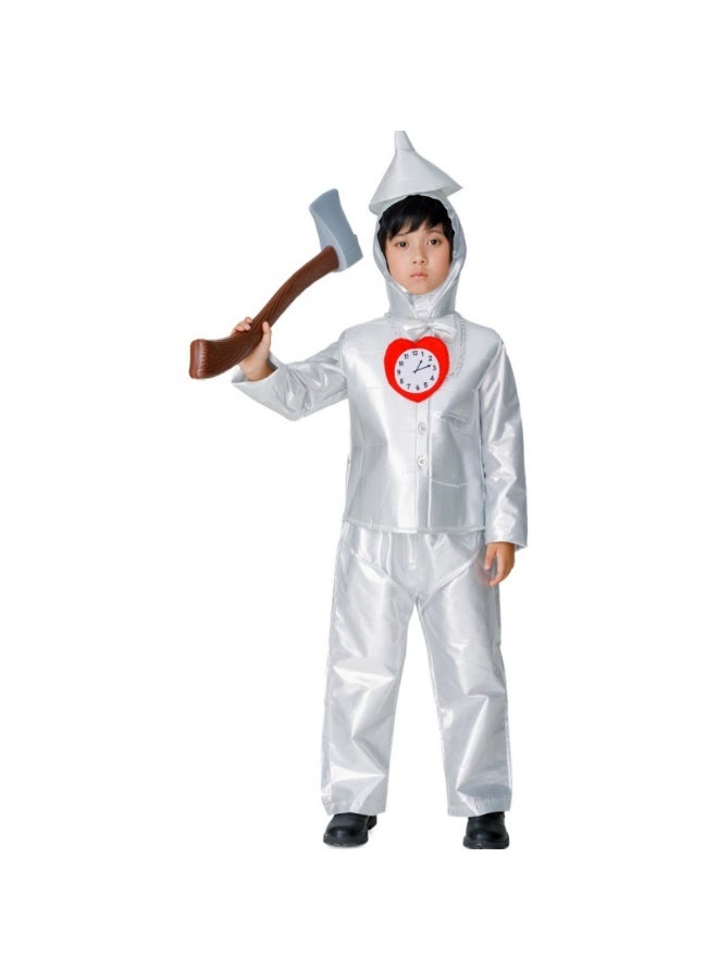 Halloween Tin Man Costume - The Wizard of Oz Costume For Adults And Children (male Version) Emerald City Performance Stage Costume - Image 1