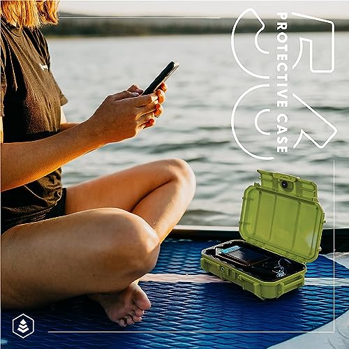 Evergreen 56 ToughBox - EDC Dry Box Protective Case USA Made for Organization of Cameras, Phones, Camping, Fishing, Hiking, Water Sports (Orange, TOPO) - Image 2