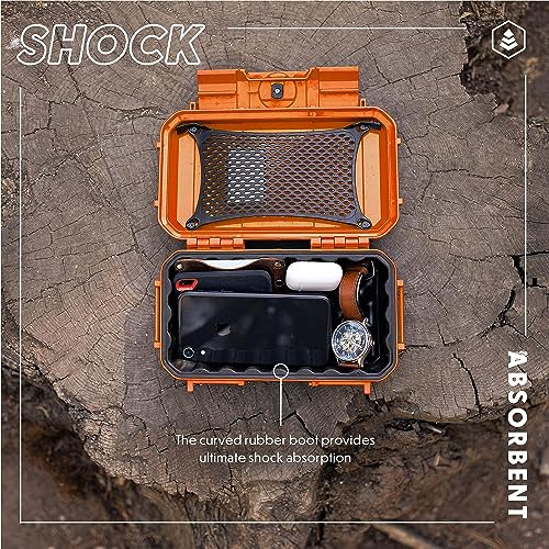 Evergreen 56 ToughBox - EDC Dry Box Protective Case USA Made for Organization of Cameras, Phones, Camping, Fishing, Hiking, Water Sports (Orange, TOPO) - Image 5
