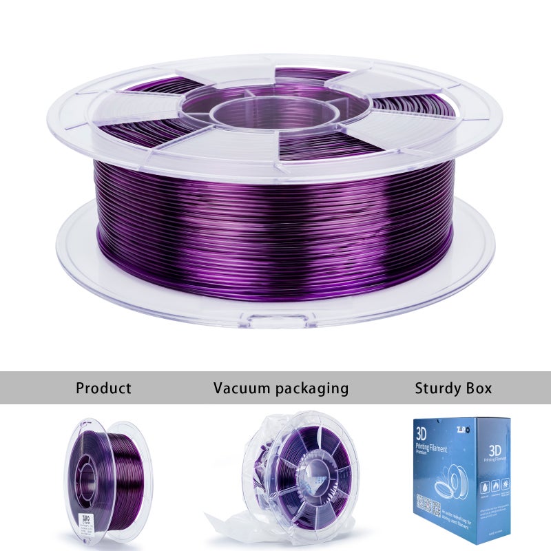 ZIRO Flex AMETHYST Shore 95A Hardness TPU Filament 1.75mm 800 g/1.77 lb Spool, - Image 5