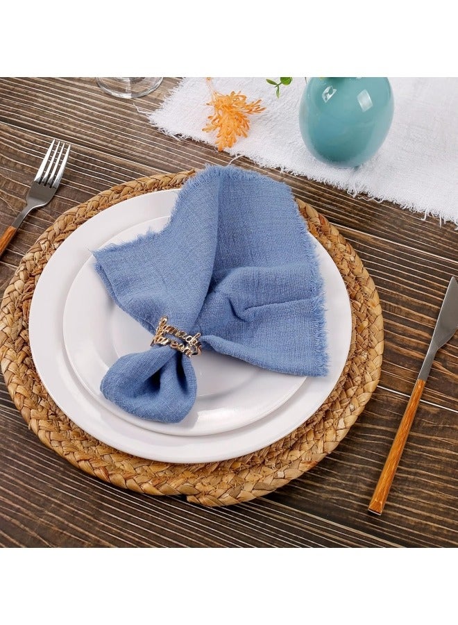 GGEROU 6Pcs Ramadan Kareem Napkin Rings Eid Mubarak Dinner Table Home Decoration Alloy Napkin Buckle Ramadan Gifts - Image 5