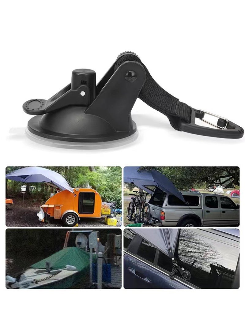 Generic 4 Pcs Heavy Duty Suction Cup Anchor with Single Head Securing Hook for Tarps, Car Cover,Camping Tarp Accessory  - Image 3