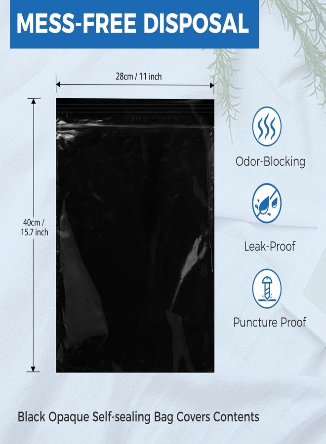 Heagimed Ostomy Pouch Disposal Bags, Seal-N-Toss Ostomy Disposal System, High Sealing/Prevents Odours/No Mess/Eco-Friendly Disposal Bags for Colostomy Bags, Nappies, Incontinence Pads - 100 Pack - Image 2