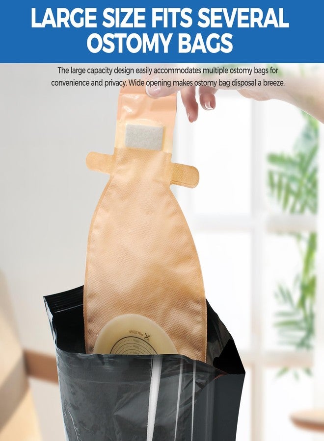Heagimed Ostomy Pouch Disposal Bags, Seal-N-Toss Ostomy Disposal System, High Sealing/Prevents Odours/No Mess/Eco-Friendly Disposal Bags for Colostomy Bags, Nappies, Incontinence Pads - 100 Pack - Image 3