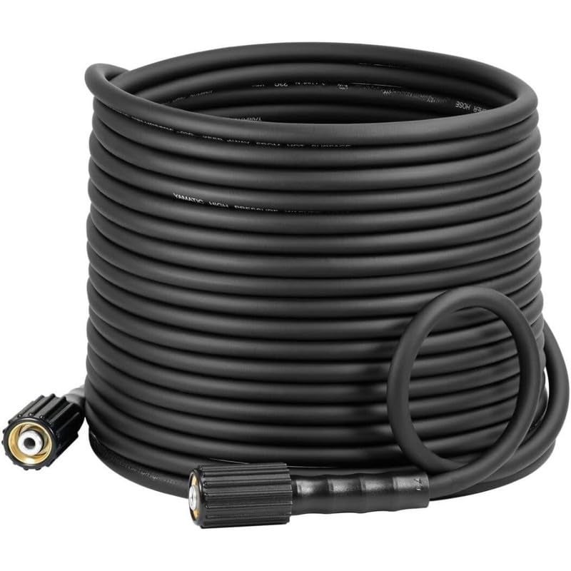 Starq Heavy Duty Hydraulic Hose Pipe for Pressure Washers - Steel Braided Rubber Industrial Grade I Durable I Pressure Resistant I M22 x 15 Thread (8Mtr) - Image 1