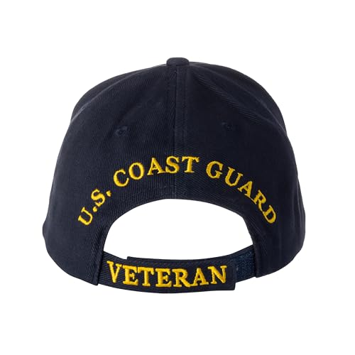 FindingKing U.S. Coast Guard Veteran Proudly Served Hat Cap Blue - Image 3