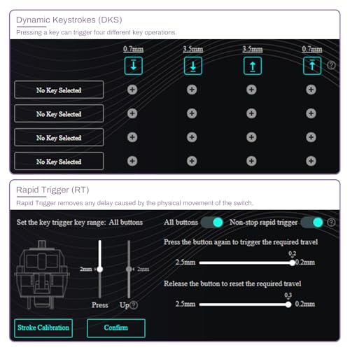 AKKO لوحة مفاتيح أكو للألعاب مع مفاتيح مغناطيسية، 75% معدل استجابة 8k لوحة مفاتيح ميكانيكية بتأثير هال مع مقبض MOD007B HE PC سانتوريني سلكية/لاسلكية (مفتاح كايل ساكورا الوردي المغناطيسي) - Image 4