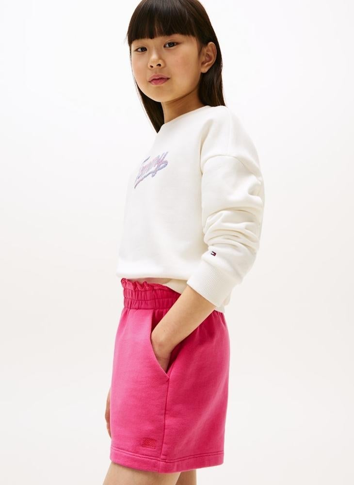TOMMY HILFIGER kids tonal flag  sweatshort - Image 3
