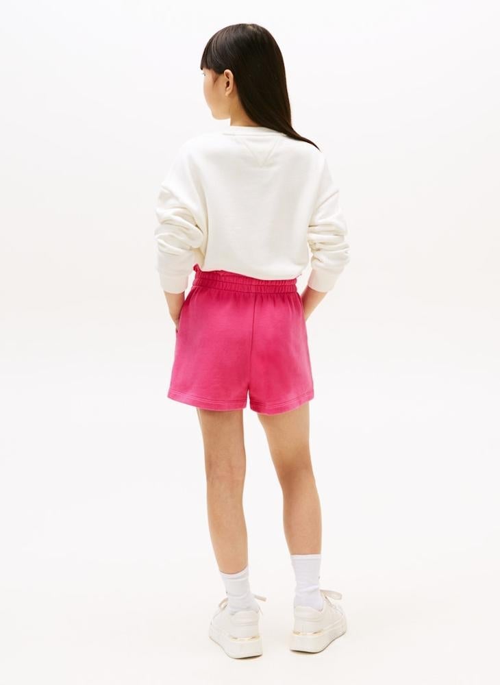 TOMMY HILFIGER kids tonal flag  sweatshort - Image 2