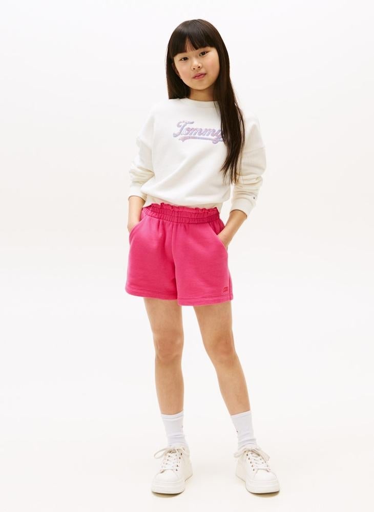 TOMMY HILFIGER kids tonal flag  sweatshort - Image 4