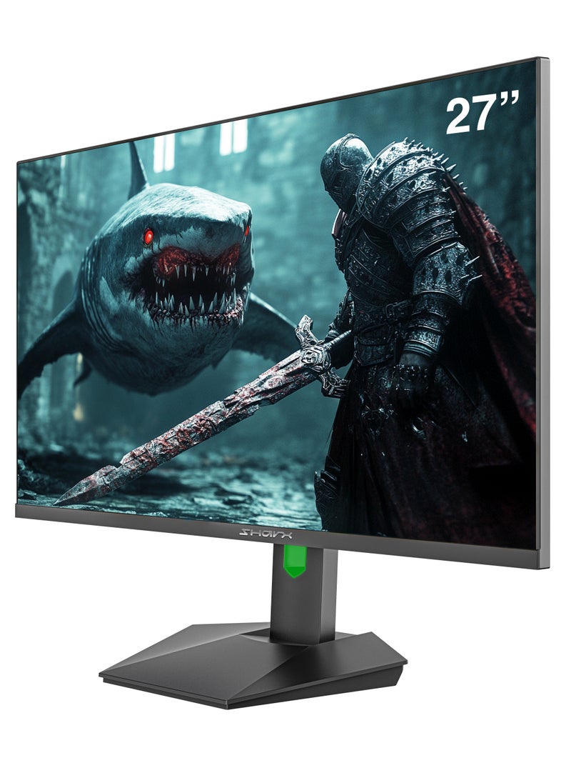 SHARX SHARX Gaming Monitor 27" (27Q180I), OD 180Hz Refresh Rate, 0.3ms (MPRT) Response Time, Flat IPS, QHD, 2.1HDMI, Fixed Stand, 3W Speaker, Free Sync, G-Sync Compatible.  - Image 2