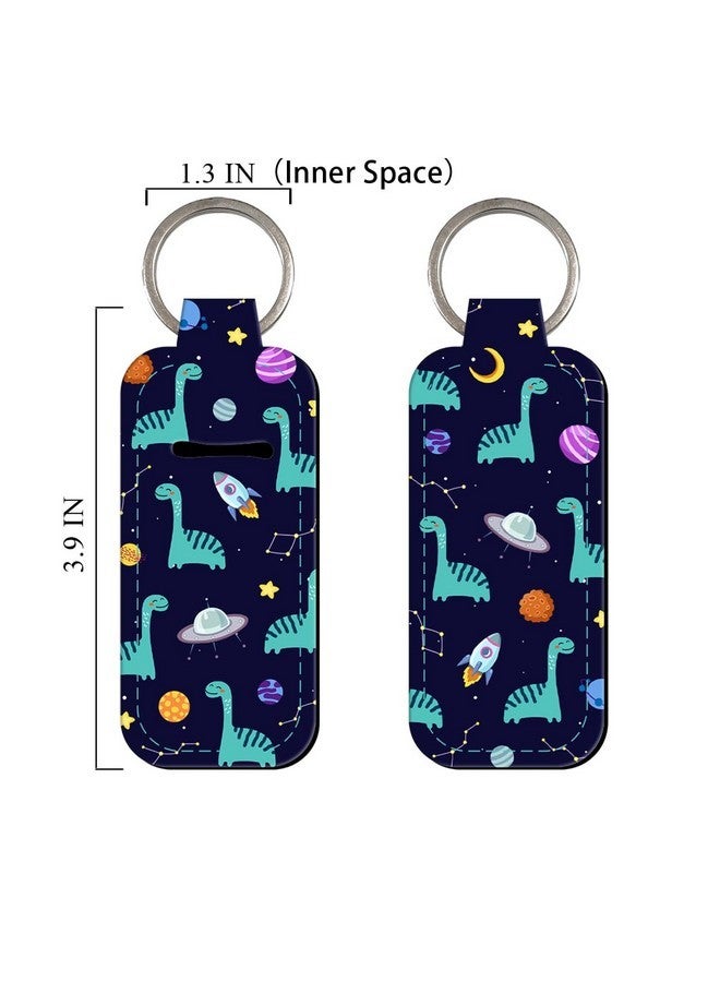 DMLSKY DMLSKY Lip Balm Holder Keychain Autism Awareness, Sleeve Pouch for Mini Lipstick, Cute Portable Key Chain Accessories for Lip Balm, Lip Gloss or Lipstick - Image 3