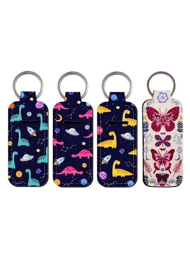 DMLSKY DMLSKY Lip Balm Holder Keychain Autism Awareness, Sleeve Pouch for Mini Lipstick, Cute Portable Key Chain Accessories for Lip Balm, Lip Gloss or Lipstick - Image 1