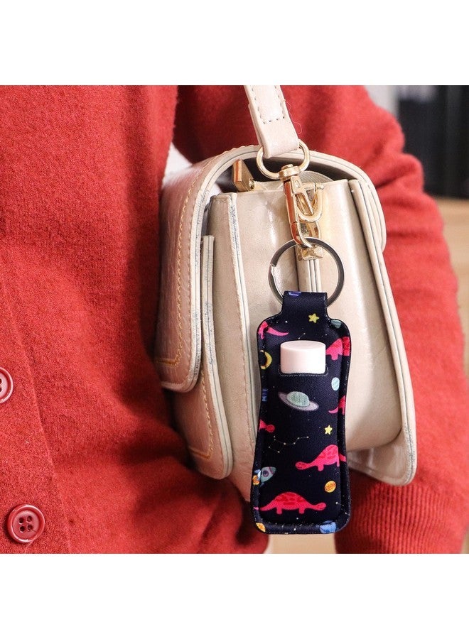 DMLSKY DMLSKY Lip Balm Holder Keychain Autism Awareness, Sleeve Pouch for Mini Lipstick, Cute Portable Key Chain Accessories for Lip Balm, Lip Gloss or Lipstick - Image 5