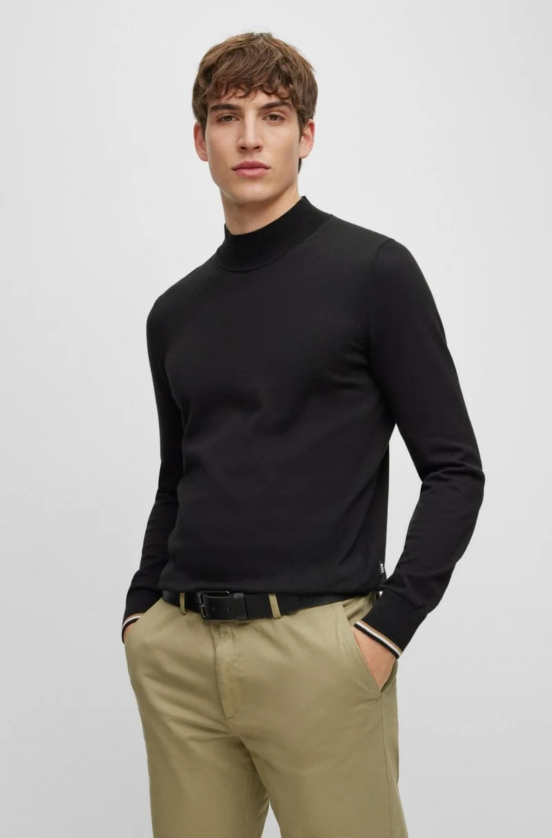 Vanilla Collection Men's Leather Belt Jeans Canvas Fabric Trousers Suitable Black Color