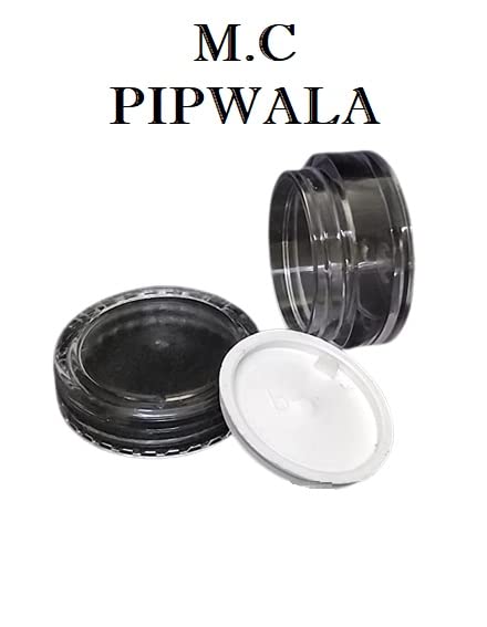 M.C. PIPWALA MC PIPWALA 10 gm Empty Transparent acrylic cosmetic Containers For CosmeticsPACK OF 12  - Image 3