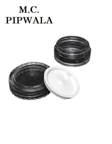 M.C. PIPWALA MC PIPWALA 10 gm Empty Transparent acrylic cosmetic Containers For CosmeticsPACK OF 12  - Image 4